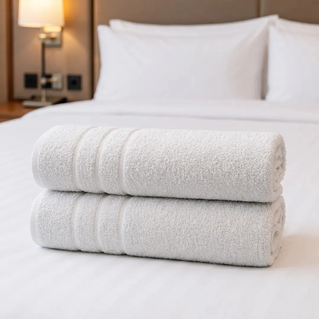 Kit 2 Toalha De Banho Grossa Hotel Grande 100% Algodão Branco