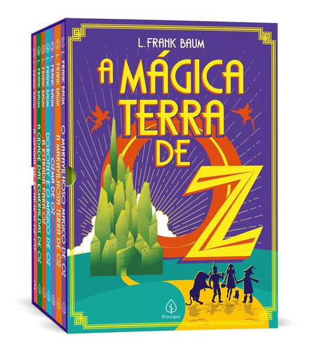 Box - A Mágica Terra De Oz L 7 Livros + Marca Páginas