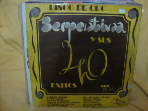 Vinilo Conjunto Serpentina Disco De Oro Y Sus 40 Exitos C2