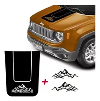 Comprar Kit Calcos Capó De Jeep Renegade + Montañas Vinilo Adhesivo