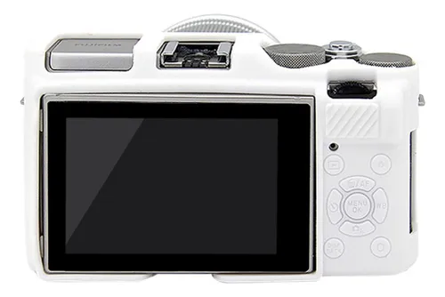 Funda Protectora De Silicona Blanca Para Fujifilm X-a3/x-a10