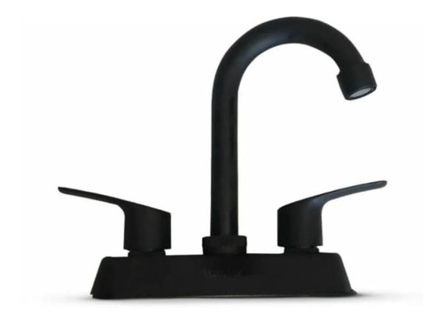 Llave Mezcladora  Lavabo Negro Mate Metálica 4022