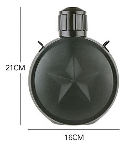 800ml Estilo Militar Botella De Agua Taza De Beber Con