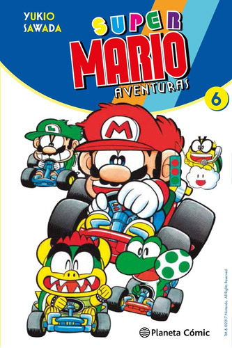 Super Mario Nãâº 06, De Sawada, Yukio. Editorial Planeta Cómic, Tapa Blanda En Español