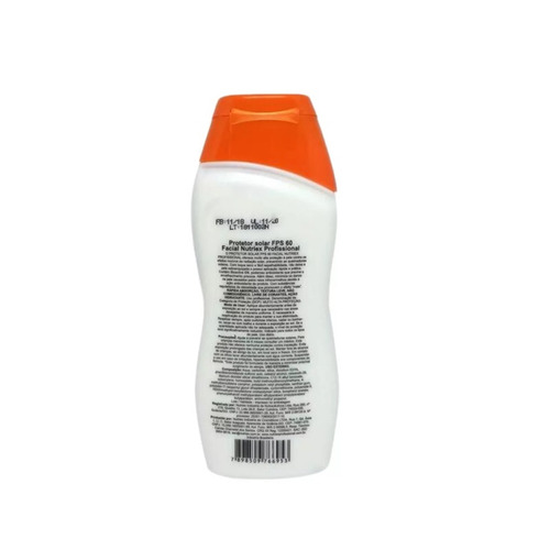 Protetor solar Nutriex Profissional FPS 60 Bloqueador Solar em creme 1 unidade de 120 mL