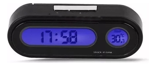 Auto Digital Led Electrónica Tiempo Mini Reloj Termomeret