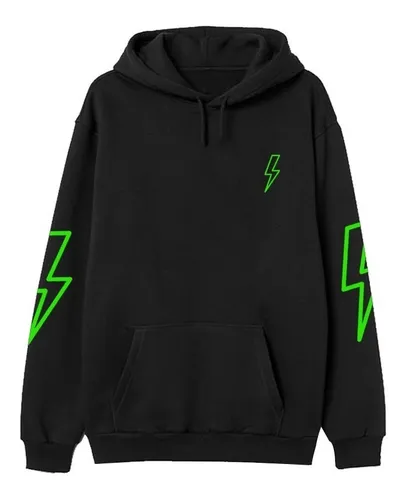 Sudadera Trueno Rayo Unisex Moda Tendencia Con Gorro Env o gratis