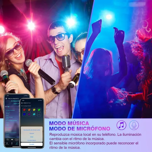 Luces al ritmo de la música alexa sale