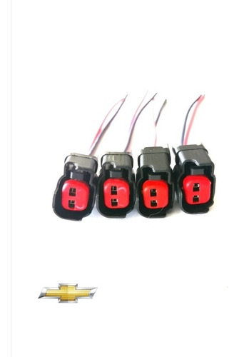 4 Conectores Arnes Para Inyectores Chevrolet Aveo 1.6 08-17