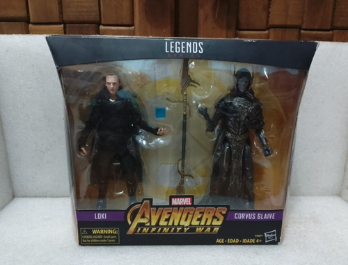 Marvel Legends Pack Loki Corvus Glave Envío Gratis Mr34 