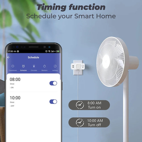 Enchufe Tomacorriente Inteligente Smart 15a Teros Wifi Alexa