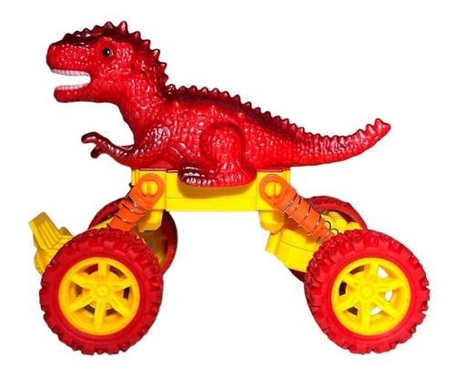 Imagen 1 de 1 de Auto Dinosaurio Jurassic Pull Back C/ Suspensión Monster 4x4