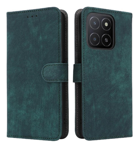 Funda For Honor X5b Plus 4g Cierre Magnético Pu Cuero Flip