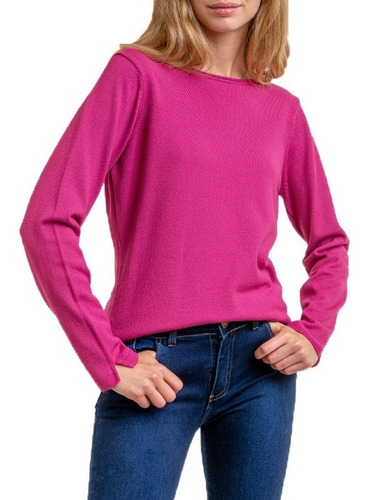 Imagen 3 de 4 de Sweater Buzo Cuello Bote De Mujer - Proactivashop