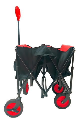 Imagen 4 de 9 de Carro Plegable Portatil Pektra 80kg De Acero Reforzado Playa