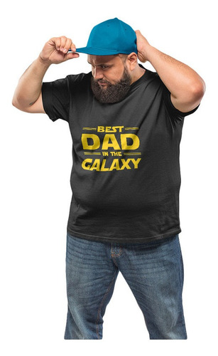 Polera Extra Grande Papa Star Wars Best Dad In The Galaxy H