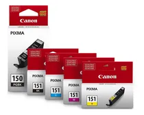 Comprar 5 Canon Original Pgi-150pgbk Cli-151bkcmy Ip7210 Ix6810 Civa