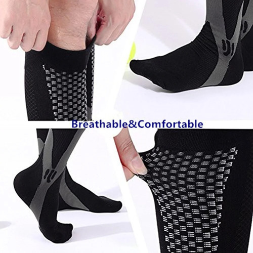 3 Pares De Calcetines Deportivos De Compresión De 20 A 30 Mm