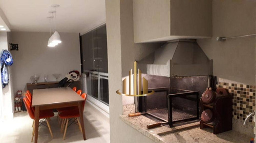 Apartamento Com 3 Dormitórios Sendo 1 Suíte À Venda, 156 M² Por R$ 1.370.000 - Alphaville - Barueri/sp - Ap1182