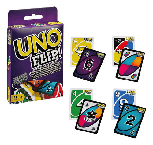 Juego De Cartas Uno Flip Doble Cara Juego De Mesa 