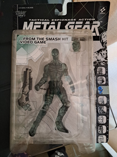 Mcfarlane Toys Metal Gear Solid Ninja Transparente Sellado 