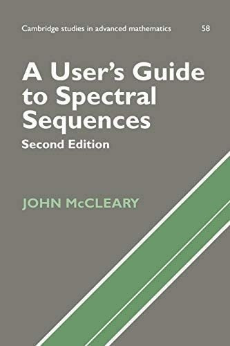 Libro: A User S Guide To Spectral Sequences (cambridge Studi