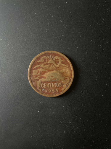 Moneda 1954 20 Centavos Mexicanos