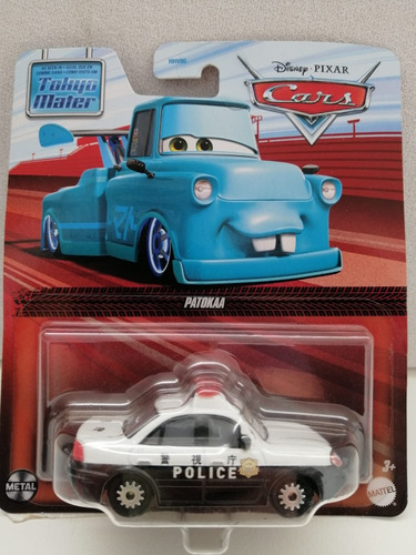 Patokka Policía Mattel Disney Pixar Escala 1 64 