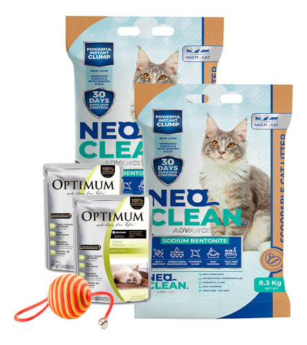 Neo Clean - Arena Aglomerante - Café 20 Litros (16,6 Kg)