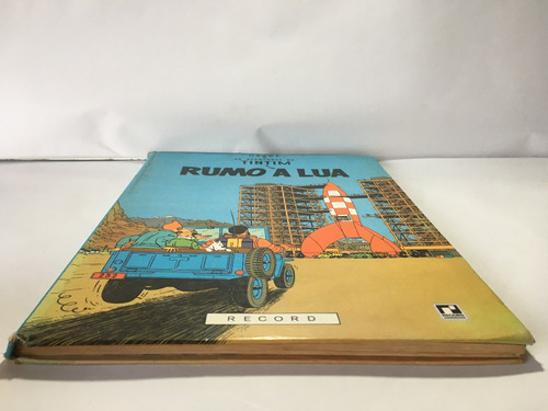Livro Hq As Aventuras De Tintim Rumo A Lua Record F555 (Usado)
