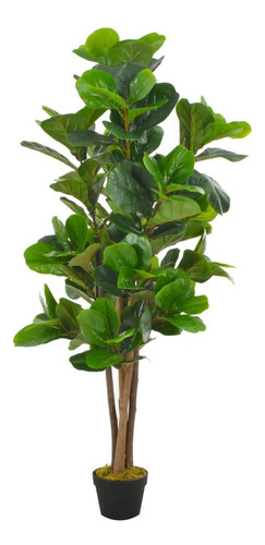 Planta Artificial Ficus Lyrata 150 Cm 180 Hjs / Arbusto Real