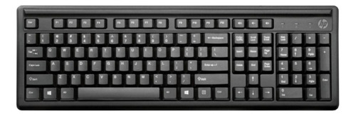 Teclado Hp 100 Qwerty Español Color Negro