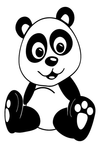 Vinilo Decorativo Infantil Panda Bebé