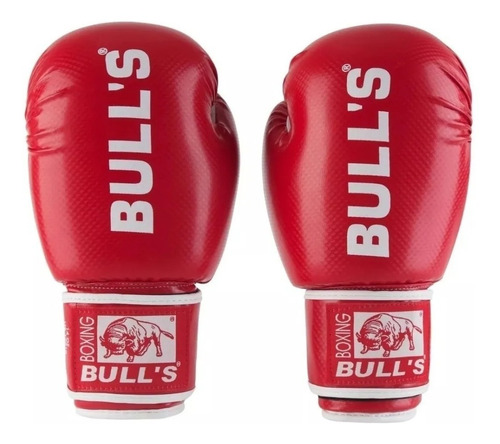 Guantes Boxeo Bulls Profesionales 8 10 12 14 16 Oz Abrojo