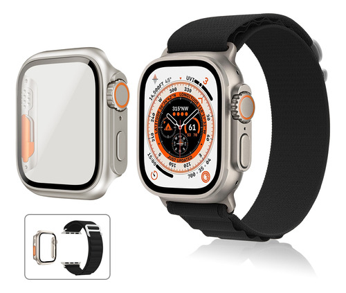 Correa + Funda Para Apple Watch Series 9 8 7 6 Se Protector