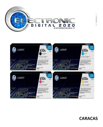 Toner Hp 650a Ce270a Ce271a Ce272a Ce273a Cp5525 Original