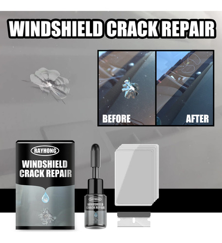 Kit De Reparación De Grietas En Ventanas, Rasguños, Vidrios,
