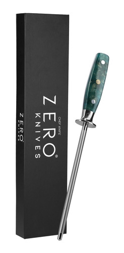Imagen 2 de 3 de Chaira Astil Espada Afiladora Cuchillos Zero Knives - Verde
