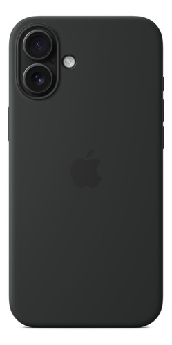 Funda De Silicona Para Iphone Negro Iphone 16 Plus