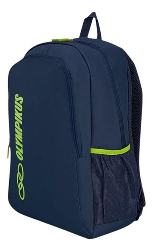 Mochila Olympikus Essential Unissex Marinho Verde Versátil