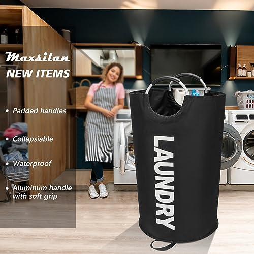 Cesta De Lavandería Extragrande 125 L Alta Impermeable Plega