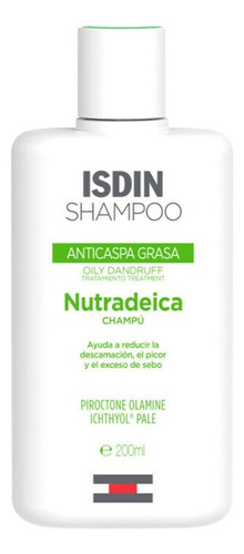 Isdin Nutradeica Anticaspa Pelo Graso Shampoo 200 Ml.