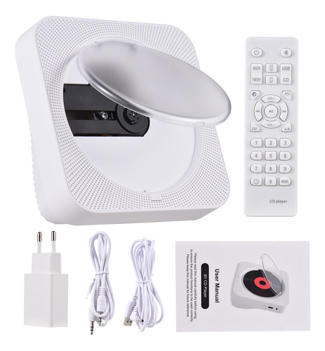 Reproductor De Cd Control Player Bt5.1 Music Fm Cd De Escrit