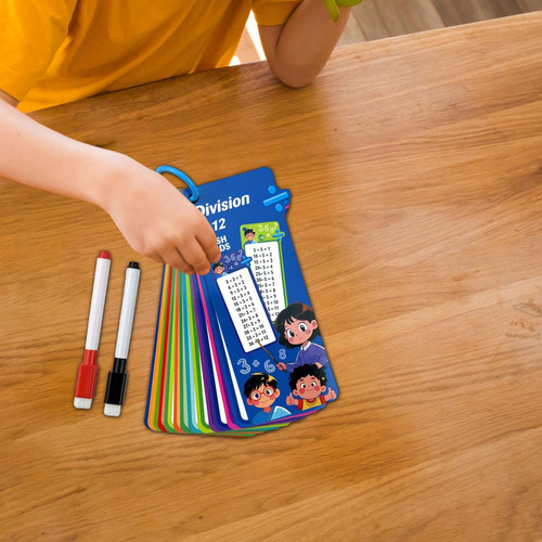 Matemáticas Para Niños Flashcard De Enseñanza División