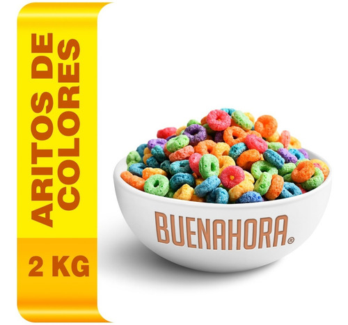 Cereal Aritos De Colores 2 Kg