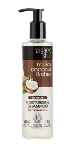 Shampoo Hidratante Organico Coco Y Karité 280ml Organic Shop