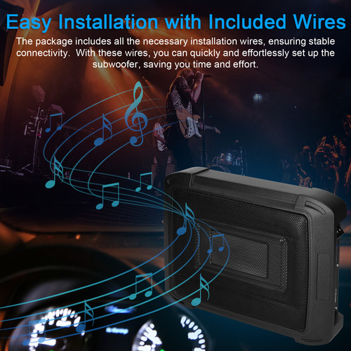 Subwoofer Para Audio De Coche 12 Amplificador Integrado De 2