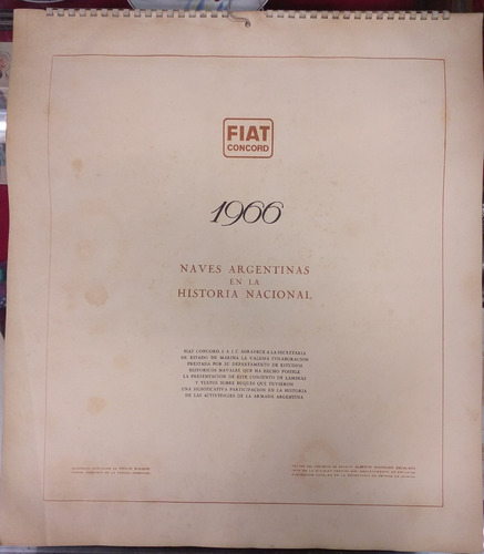  Almanaque De Naves Argentinas En La Historia Nacional. 1966