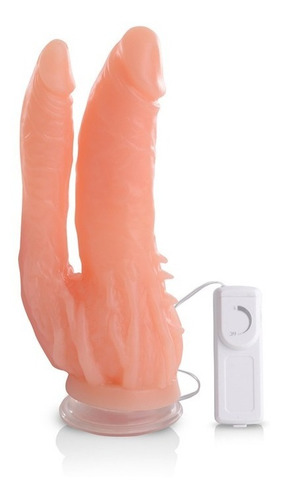 Sexshop Vibrador Doble Penetración Con Ventosa Sex Shop