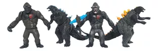 Paquete Juguete 4 Figuras King Kong Vs Godzilla